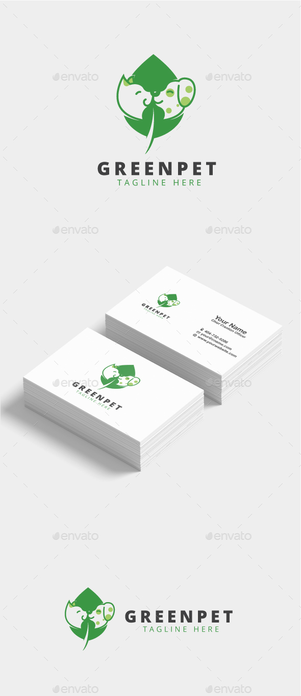 Green Pet Logo - Animals Logo Templates