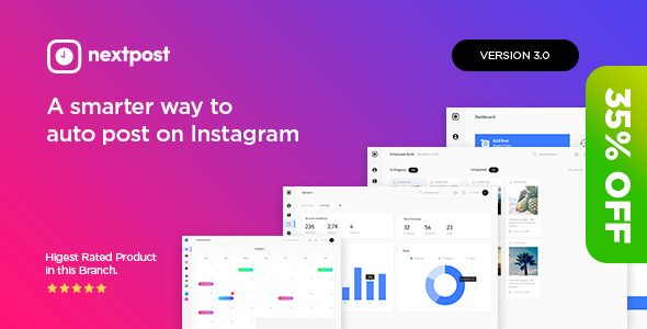 Instagram Auto Post & Scheduler - Nextpost Instagram by ... - 590 x 300 png 54kB