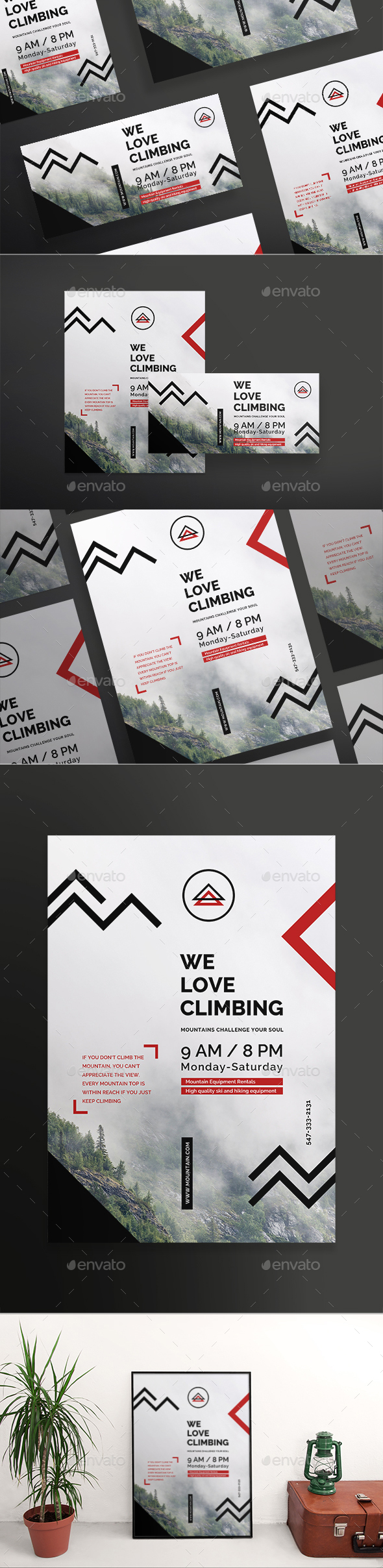 Mountain Tours Flyers - Sports Events
