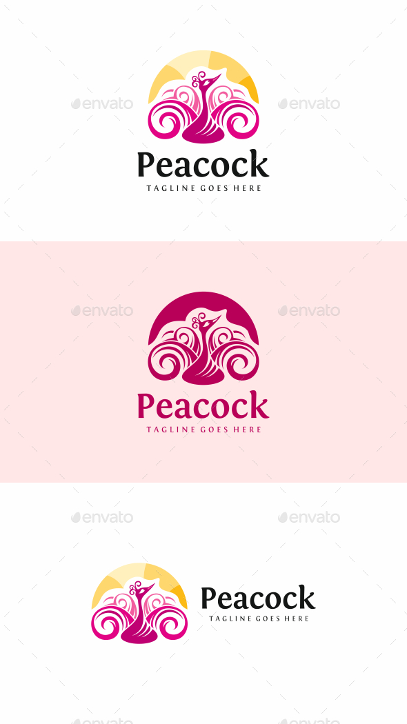 Peacock - Animals Logo Templates