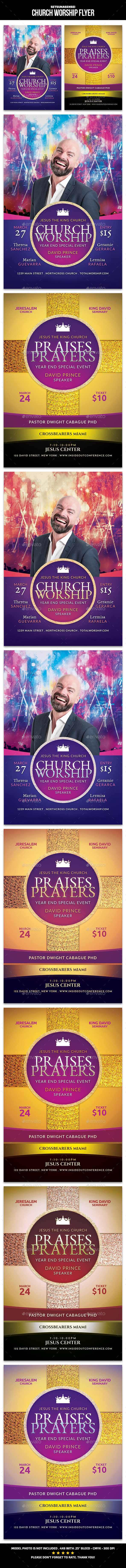 Church Worship Flyer - Events Flyers