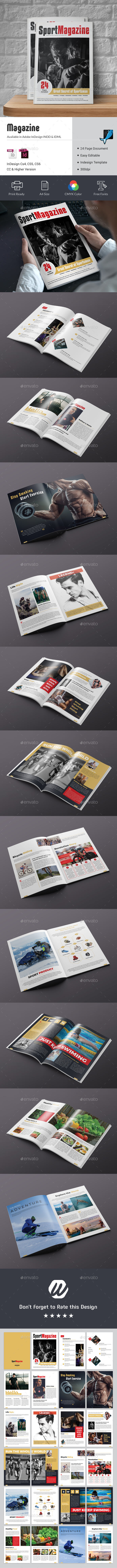 Sport Magazine - Magazines Print Templates