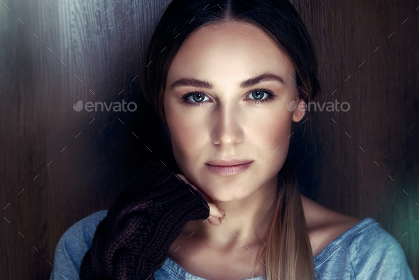 Authentic women's portrait - Stock Photo - Images
