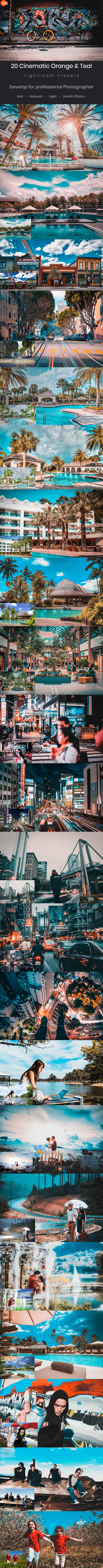 20 Cinematic Orange & Teal Look Lightroom Preset V2 - Cinematic Lightroom Presets
