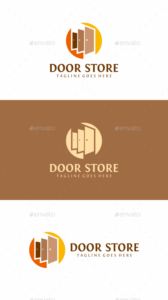 Door Store Logo - Objects Logo Templates