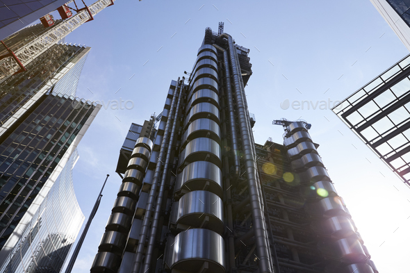 LONDON - MAY, 2017: Lloyds of London building - Stock Photo - Images