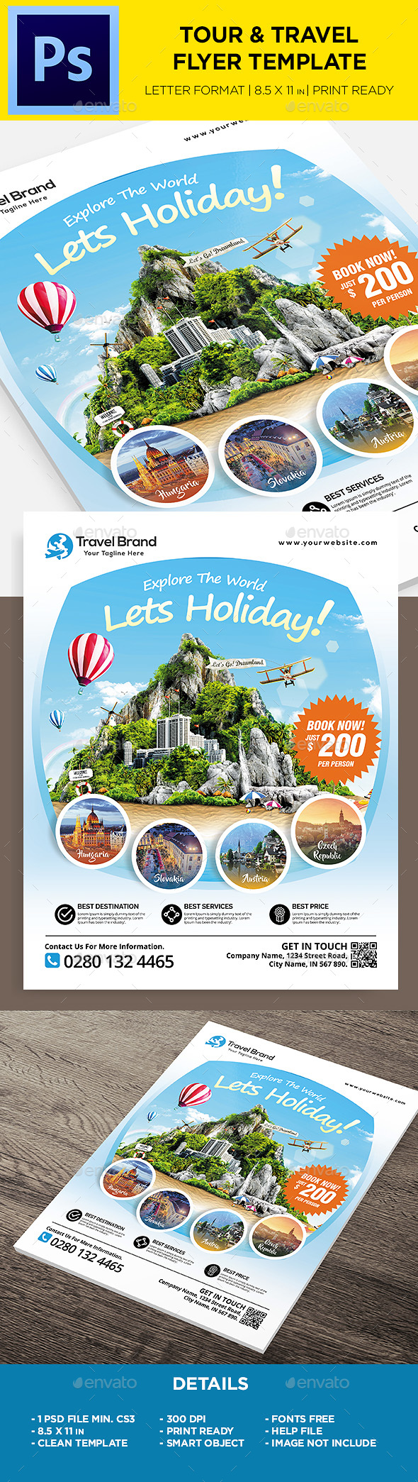 Travel Flyer - Holidays Events
