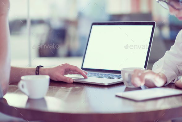 startup Business team Working With laptop in creative office - Stock Photo - Images