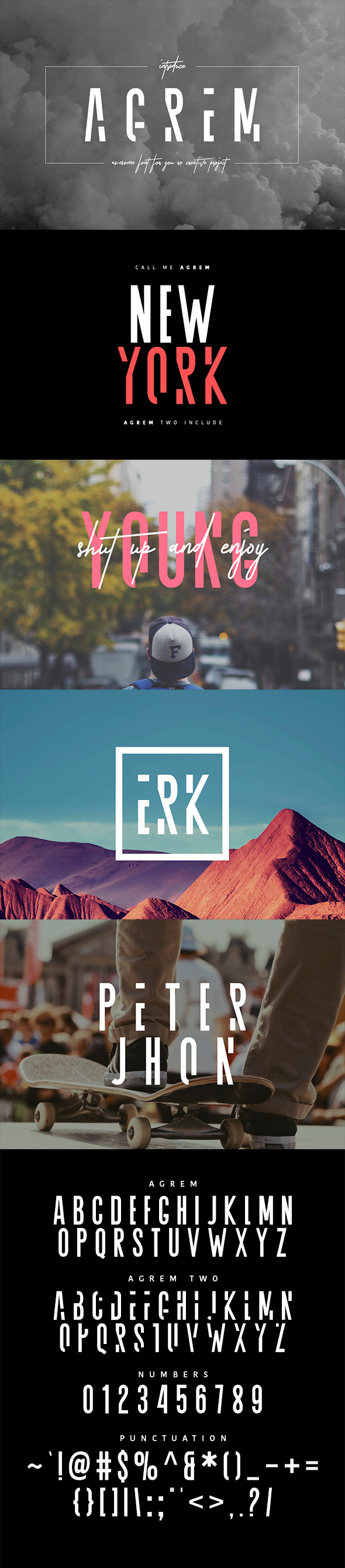 Agrem Typeface - Sans-Serif Fonts