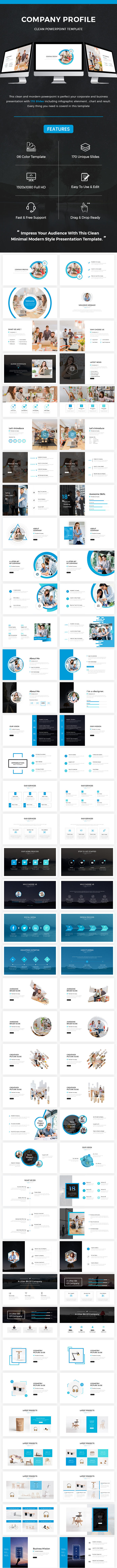 Company Profile Powerpoint Template 2018 - Business PowerPoint Templates