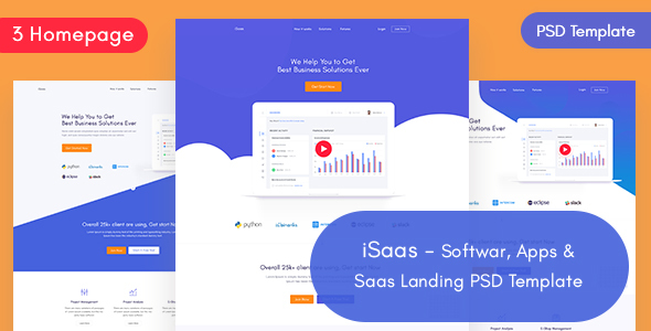 iSaas -Software App - ThemeForest 21631056
