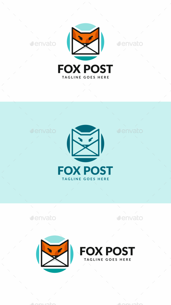 Fox Post Logo - Animals Logo Templates