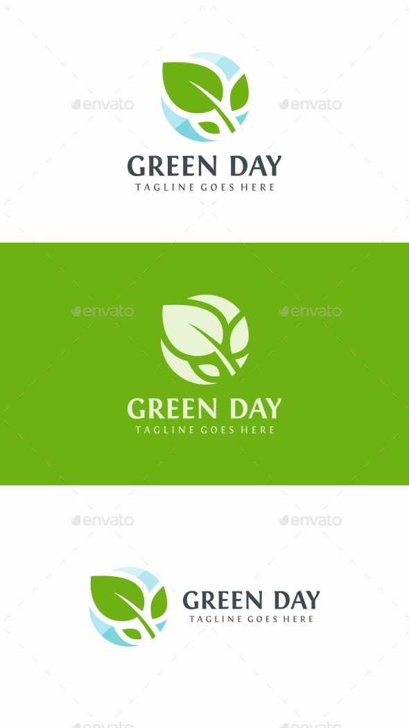 Green Leaf Logo - Nature Logo Templates