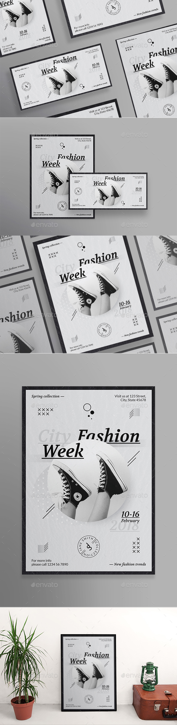 Fashion Week Flyers - Miscellaneous Events