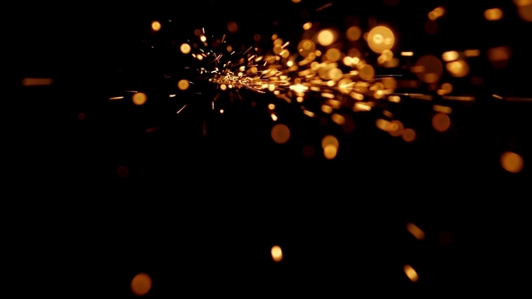 Abstract Shape of Splashing Sparklets Falls Down alt