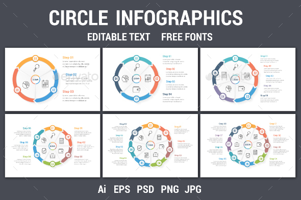Circle Infographics - Infographics