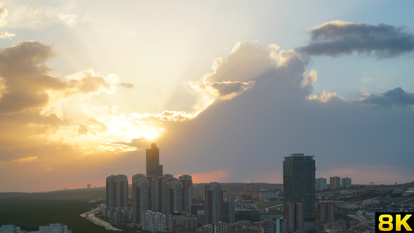 Evening in the City Sunset alt