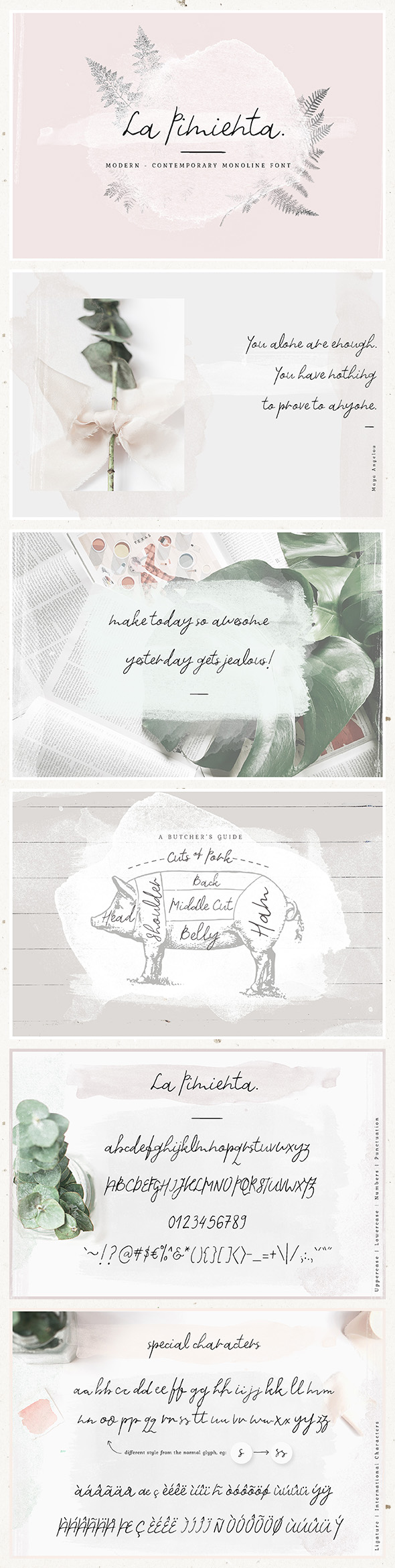 La Pimienta. - Script Fonts