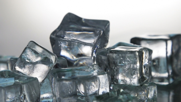 Ice Cubes for Drinks. Simulate Cold Ice Cubes
