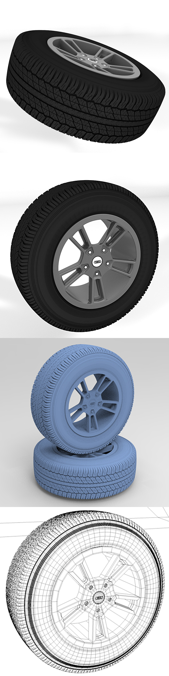Standard wheel tire - 3Docean 21721882