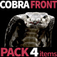 Cobra Front View Pack 4 - VideoHive Item for Sale