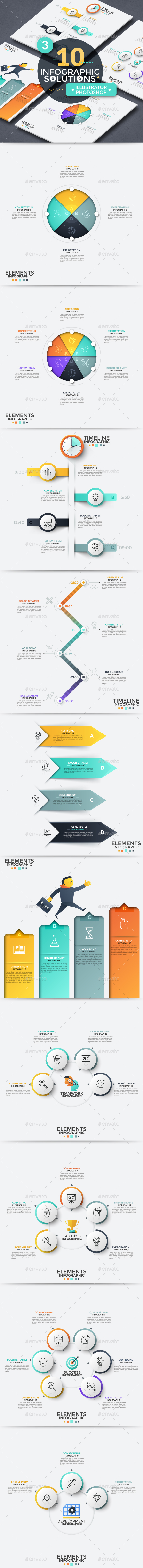 10 Infographic Solutions. Part 3 - Infographics