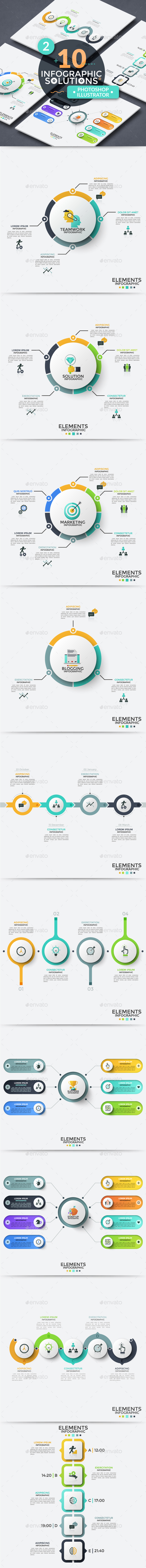 10 Infographic Solutions. Part 2 - Infographics
