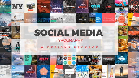 Instagram Stories Typography - VideoHive 21724397