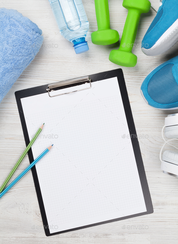 Fitness concept background - Stock Photo - Images