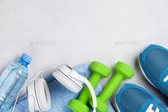 Fitness concept background - Stock Photo - Images