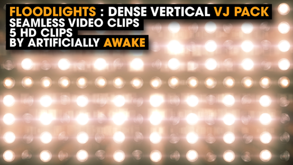 Floodlights - Dense Vertical - Event Visuals / VJ Loops