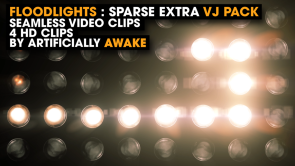 Floodlights - Sparse Extra - Event Visuals / VJ Loops alt