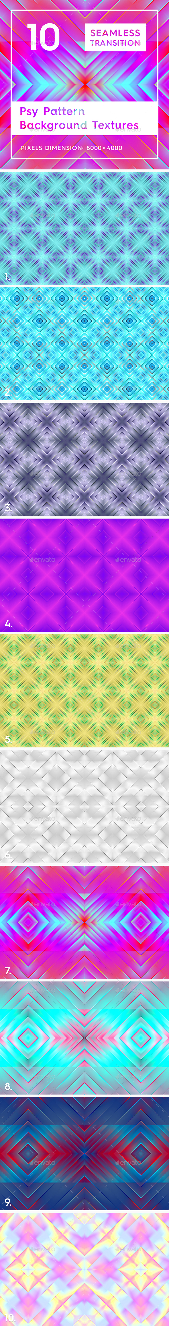 10 Psy Pattern Background Textures - Patterns Backgrounds
