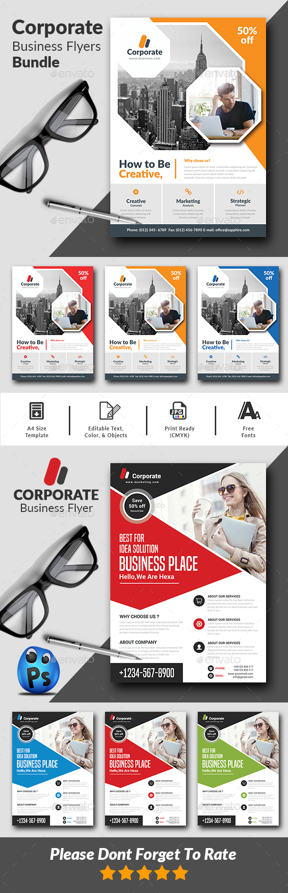 Corporate Flyers Bundle - Corporate Flyers