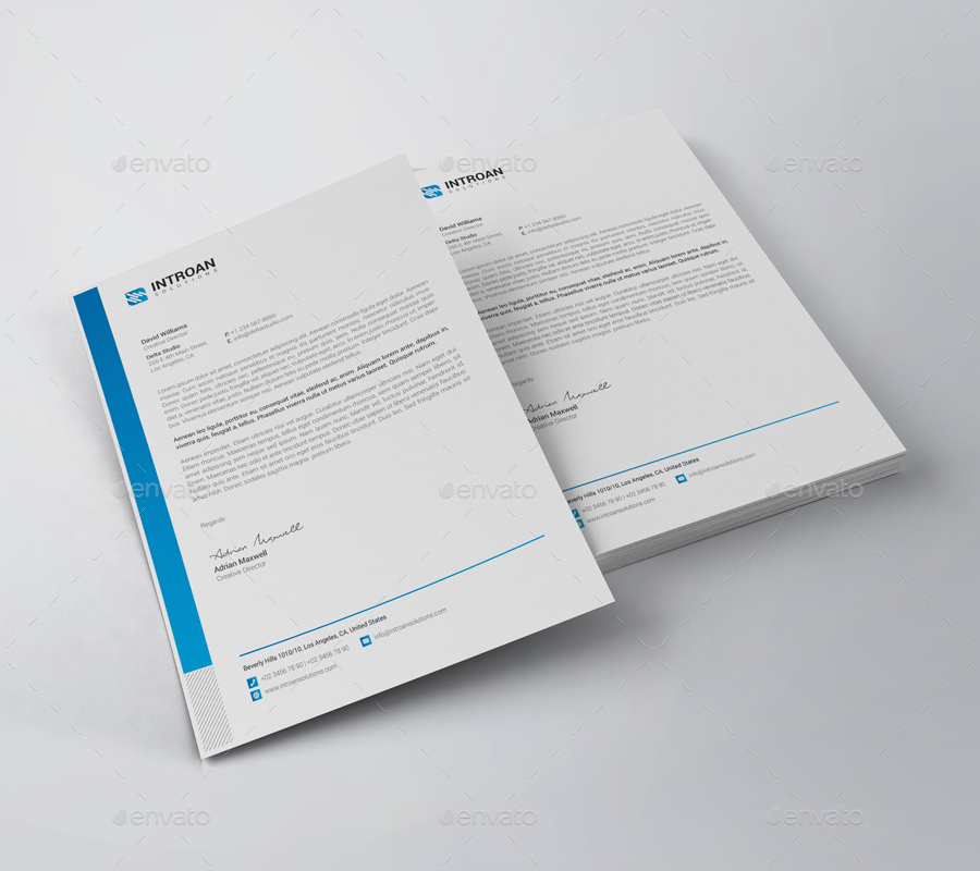 Clean Letterhead in Stationery Templates - product preview 4