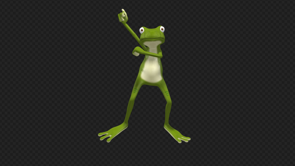 Frog 3d Character - Gangnam Style Dance