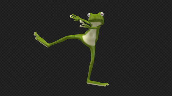 Frog 3d Character - Swing Dance