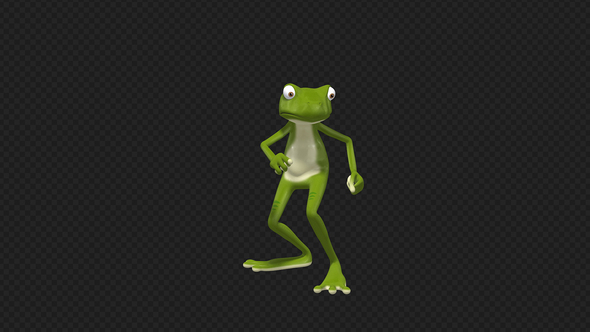 Frog 3d Character - Twist Dance