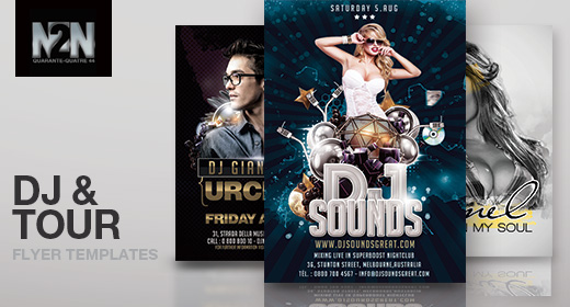 n2n44 dj flyer templates