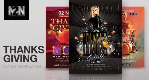 n2n44 thanksgiving flyer templates