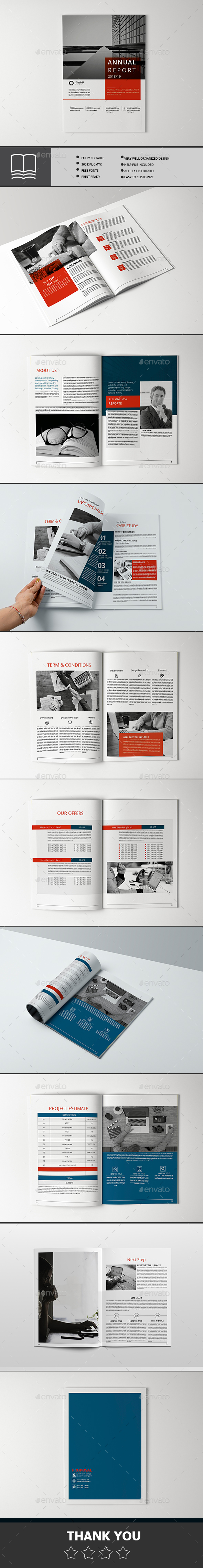 Annual Report - Brochures Print Templates