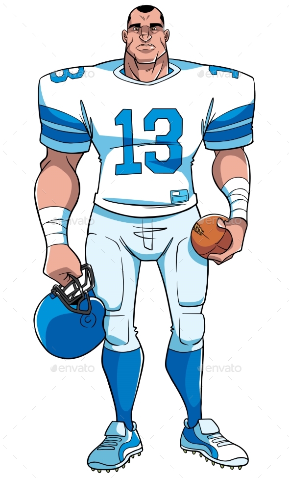 American Football Player - Sports/Activity Conceptual