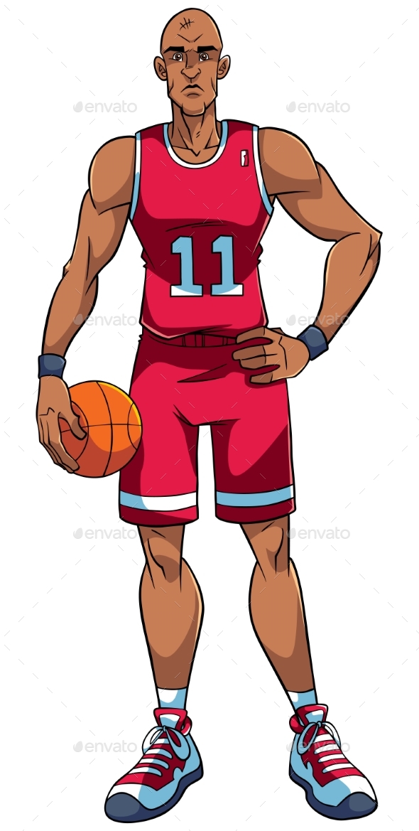 Basketball Player Cartoons - Basketball Cartoon Players Player Cliparts ...