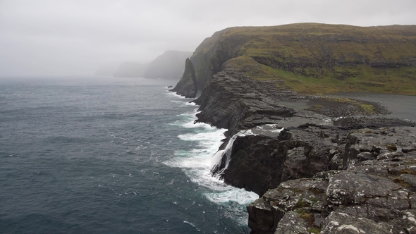 Rocky Seashore Landscape