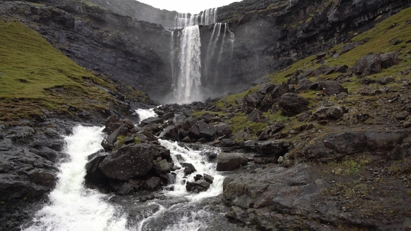 Beautiful Landscape of Waterfall