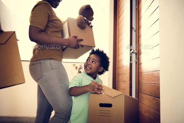 Black family moving in to new house Stock Photo by Rawpixel | PhotoDune