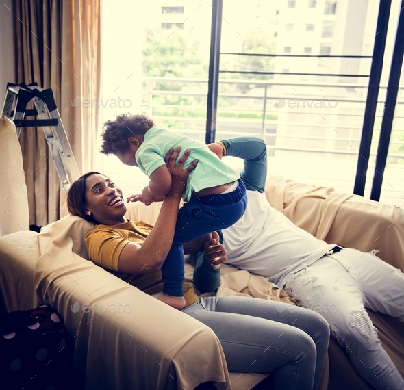 Black family enjoy precious time together happiness Stock Photo by Rawpixel