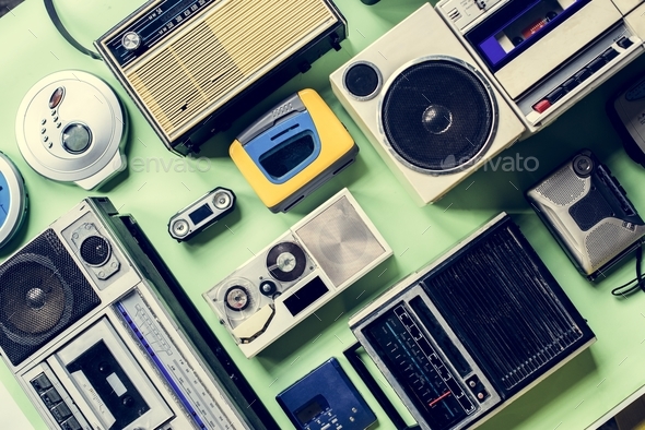 Radio audio broadcast channel vintage tuner Stock Photo by Rawpixel
