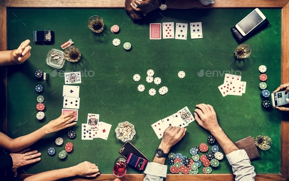 Aerial of people playing gamble in casino Stock Photo by Rawpixel | PhotoDune
