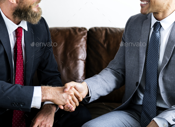 Two businessman agreeing on a deal Stock Photo by Rawpixel | PhotoDune
